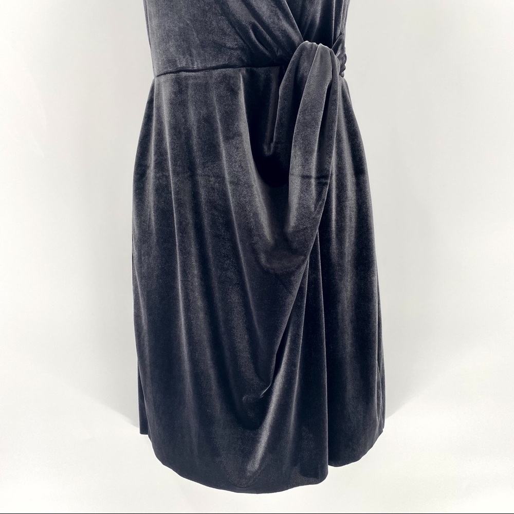 Bailey 44 Velvet Wrap Spaghetti Strap Dress Size Small - Picture 4 of 9